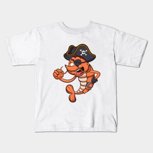 Pirate Shrimp Kids T-Shirt